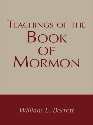 cover image of Teachings of the Book of Mormon